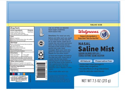 Walgreens 7.5 Nasal Mist (Walgreens 7.5 Nasal Mist)